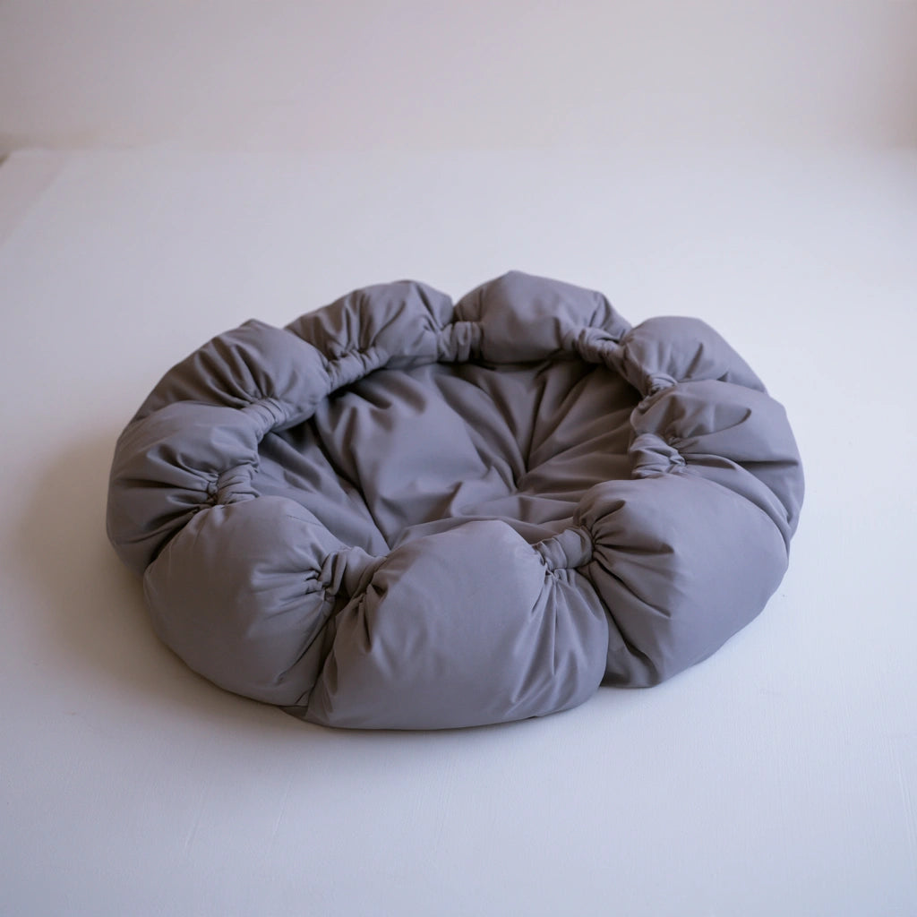 Decoratief sierkussen, kleur grijs
