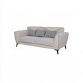 Gestoffeerde bank, kleur zwart en lichtbeige