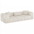 Gestoffeerde bank, kleur lichtbeige