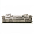 Gestoffeerde bank, kleur lichtbeige