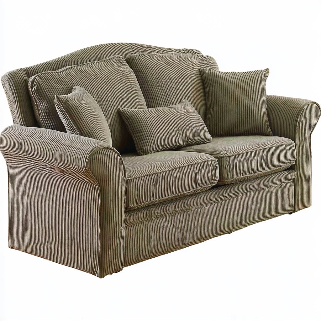 Gestoffeerde bank, kleur lichtbeige