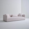 Gestoffeerde bank, kleur lichtbeige