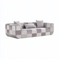 Gestoffeerde bank, kleur lichtbeige
